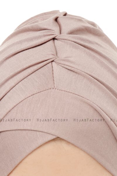 Isra Cross - Steingrå One-Piece Viskos Hijab