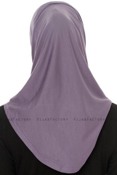 Hanfendy Plain Logo - Mørk Lilla One-Piece Hijab
