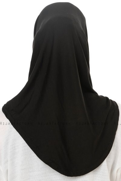 Hanfendy Cross Logo - Svart One-Piece Hijab