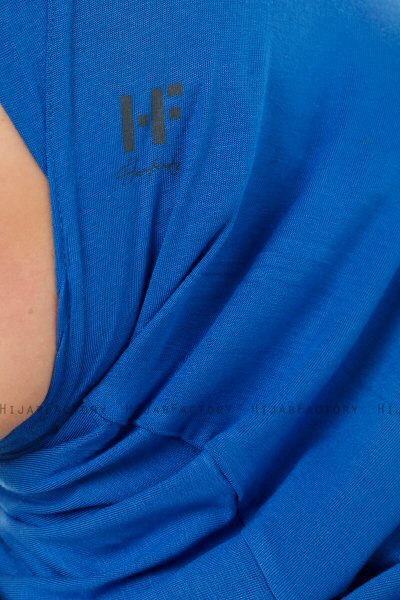 Hanfendy Cross Logo - Blå One-Piece Hijab