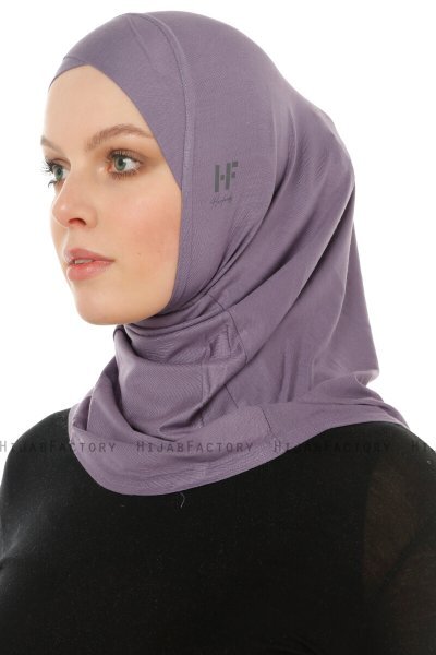 Hanfendy Cross Logo - Mørk Lilla One-Piece Hijab