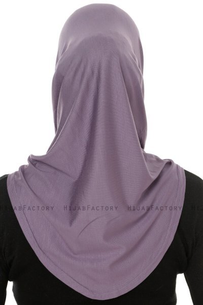 Hanfendy Cross Logo - Mørk Lilla One-Piece Hijab