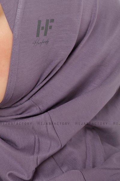 Hanfendy Cross Logo - Mørk Lilla One-Piece Hijab