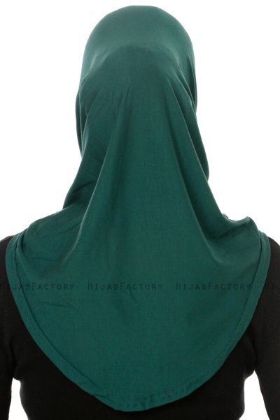 Hanfendy Cross Logo - Mørk Grønn One-Piece Hijab