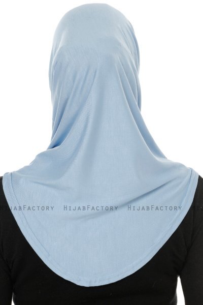 Hanfendy Cross Logo - Lyseblå One-Piece Hijab
