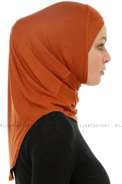 Hanfendy Cross Logo - Mursteinsrød One-Piece Hijab