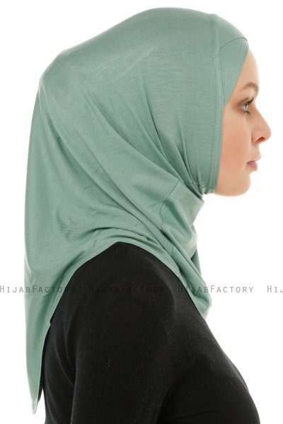 Hanfendy Cross Logo - Grønn One-Piece Hijab