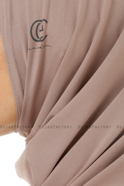Micro Plain - Steingrå One-Piece Hijab