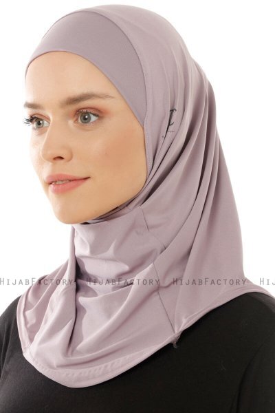 Micro Plain - Lys Lilla One-Piece Hijab