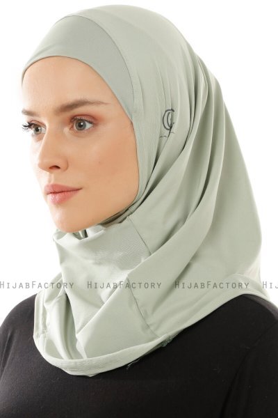 Micro Plain - Grønn One-Piece Hijab