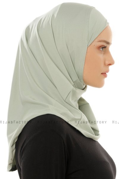 Micro Plain - Grønn One-Piece Hijab