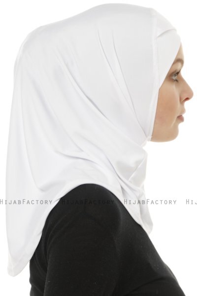 Micro Cross - Hvit One-Piece Hijab
