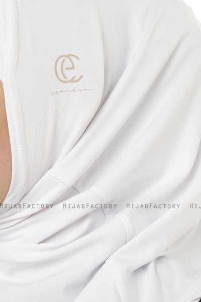 Micro Cross - Hvit One-Piece Hijab