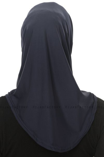 Micro Cross - Marineblå One-Piece Hijab