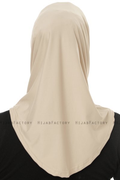 Micro Cross - Lys Taupe One-Piece Hijab