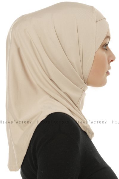 Micro Cross - Lys Taupe One-Piece Hijab