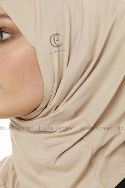 Micro Cross - Lys Taupe One-Piece Hijab