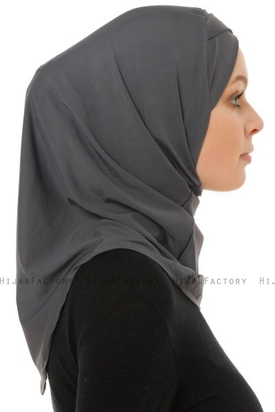 Micro Cross - Antrasitt One-Piece Hijab