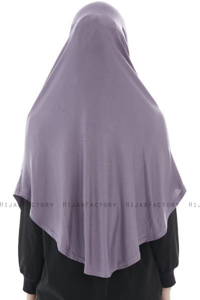 Roxelana - Mørk Lilla Lang Al Amira Hijab