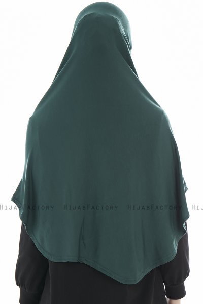Roxelana - Mørk Grønn Lang Al Amira Hijab