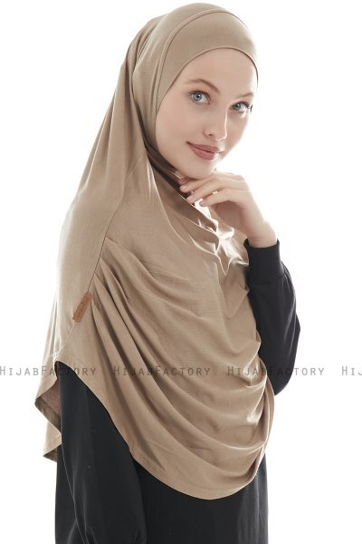 Roxelana - Lysebrun Lang Al Amira Hijab