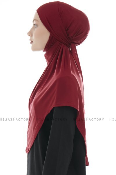 Sefa - Bordeaux One-Piece Al Amira Hijab