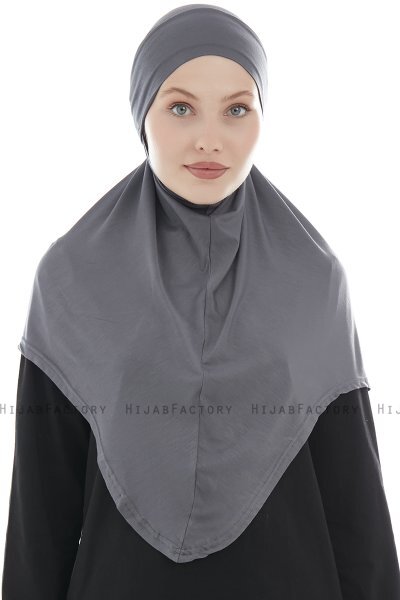 Sefa - Mørk Grå One-Piece Al Amira Hijab