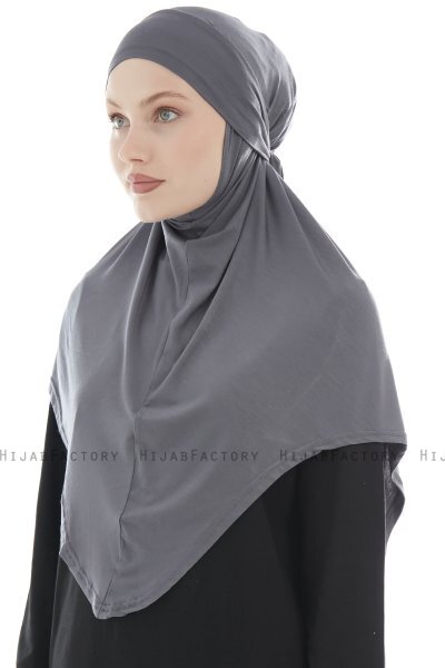 Sefa - Mørk Grå One-Piece Al Amira Hijab