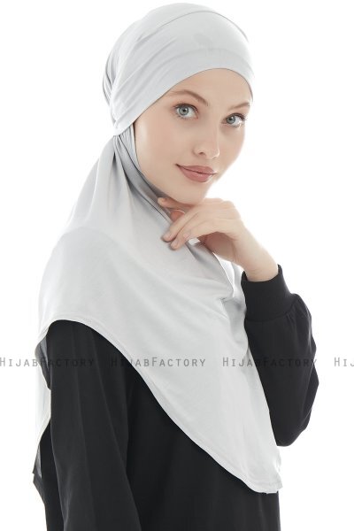 Sefa - Lysegrå One-Piece Al Amira Hijab