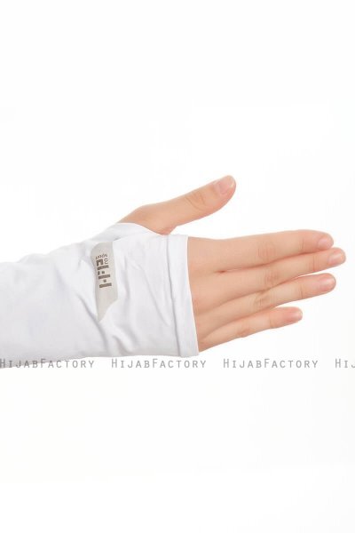 Azize - Hvit Pro Scarf Sport Hijab Set