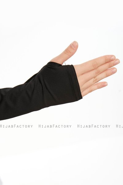 Bayda - Svart Pro Sport Hijab Set