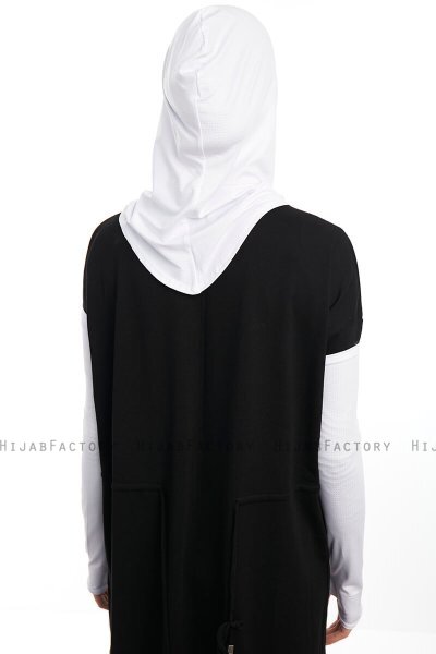 Bayda - Hvit Pro Sport Hijab Set