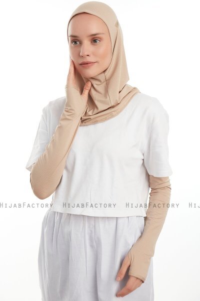 Bayda - Lys Taupe Pro Sport Hijab Set