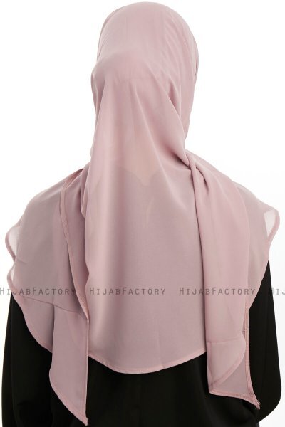 Sahar - Lilla One Piece Chiffon Hijab