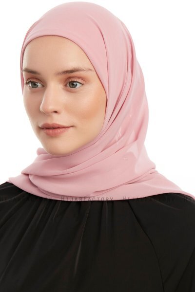 Sahar - Mørk Rosa One Piece Chiffon Hijab