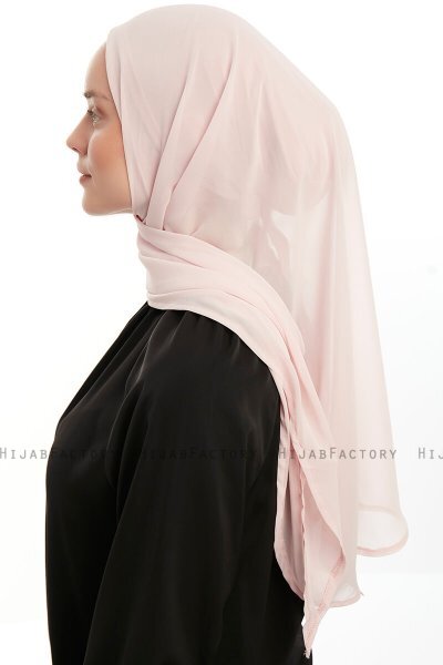 Sahar - Powder One Piece Chiffon Hijab