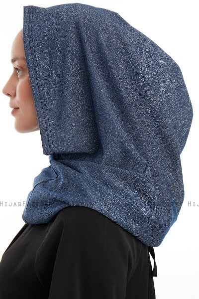 Taliah - Marineblå One Piece Hijab
