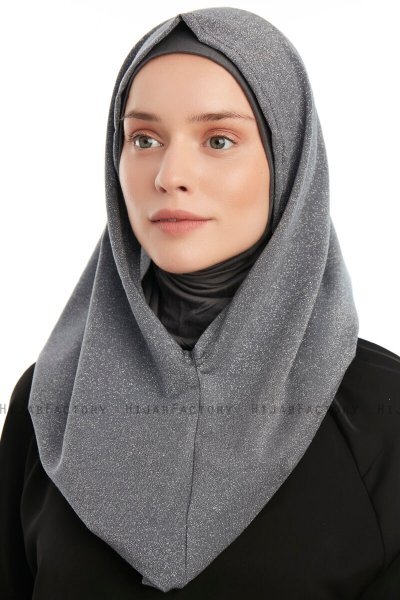 Taliah - Mørk Grå One Piece Hijab