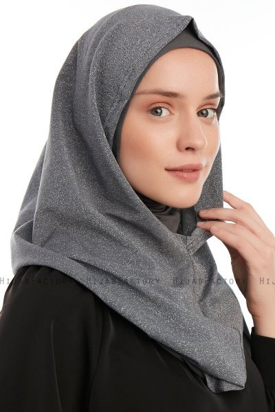 Taliah - Mørk Grå One Piece Hijab