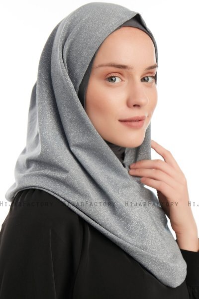 Taliah - Lysegrå One Piece Hijab