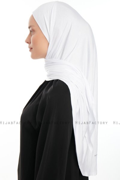 Vesile - Hvit One-Piece Hijab