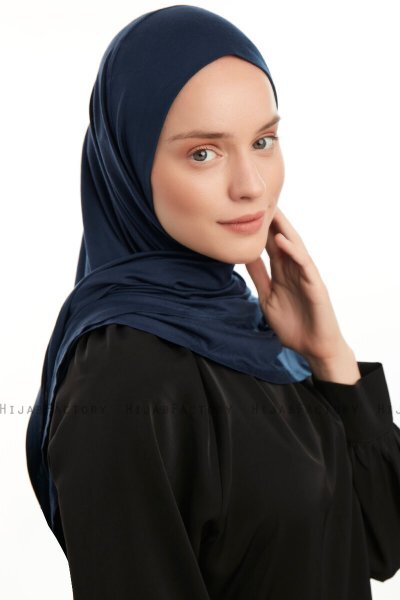 Vesile - Marineblå One-Piece Hijab