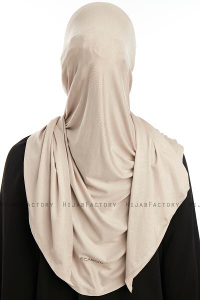 Vesile - Lys Taupe One-Piece Hijab