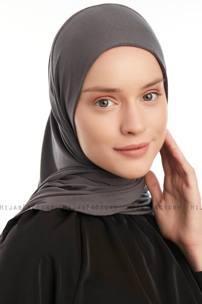 Vesile - Mørk Grå One-Piece Hijab