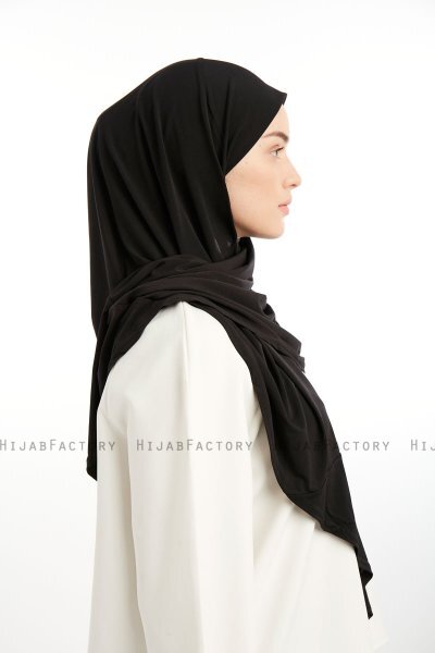 Nermin - Svart Sandy Scarfs Hijab