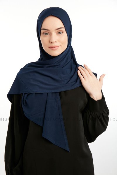 Nermin - Marineblå Sandy Scarfs Hijab