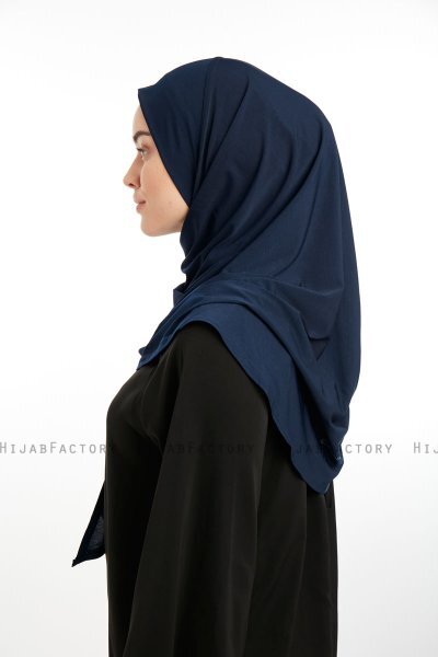 Nermin - Marineblå Sandy Scarfs Hijab