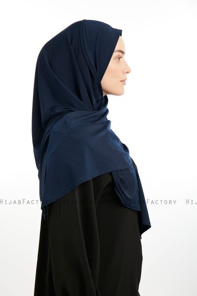 Nermin - Marineblå Sandy Scarfs Hijab