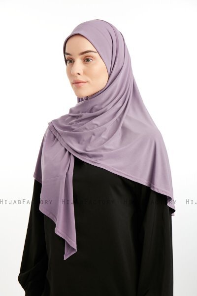 Nermin - Mørk Lilla Sandy Scarfs Hijab