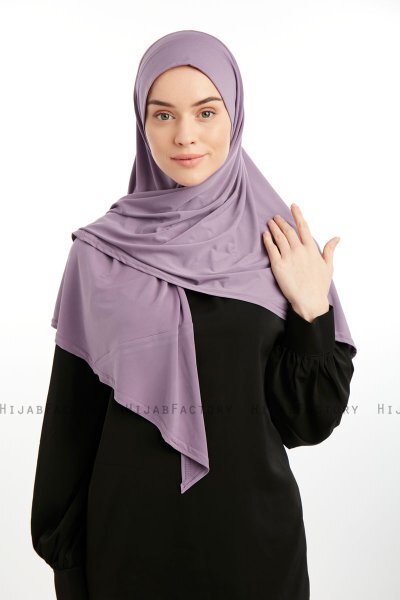 Nermin - Mørk Lilla Sandy Scarfs Hijab